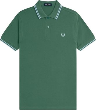 Fred Perry Z59 Twin Tipped Shirt - Heren - Polos - Groen - S - Tops