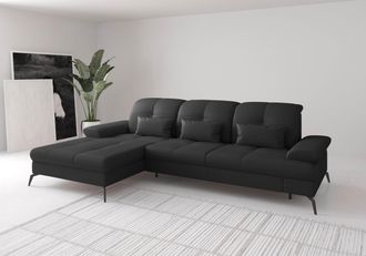 Sit&more Ecksofa »Amica, L-Form, inkl. Sitztiefenverstellung & Armteilverstellung« wahlweise mit Bettfunktion, Bettkasten und Kopfteilverstellung