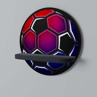 OEM Estante Redondo Football Dream Negro