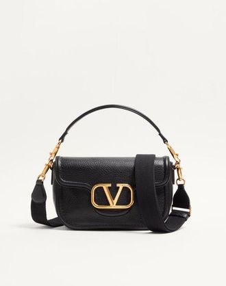 Valentino Garavani Valentino Garavani Alltime Grainy Calfskin Shoulder Bag Wo