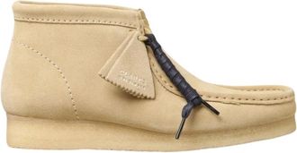 Clarks Tijdloze Wallabee Mocassin - Heren - Veterlaarzen - Beige - 41 EU - Leer - Schoenen