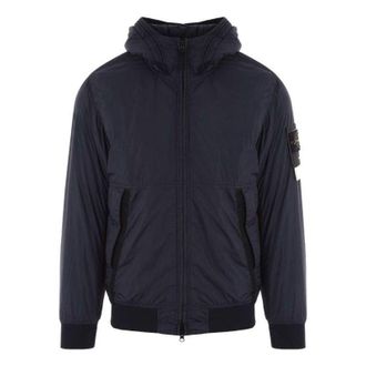 Stone Island Waffen Patch Crinkle Labs Primaloft Jacket Navy 791540823-V0020