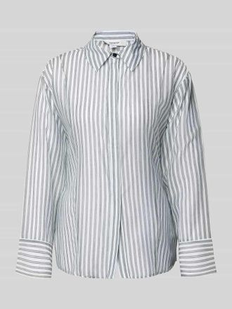 Topshop Hemdbluse aus Lyocell-Mix Modell Syara in Hellblau, Gr&ouml;&szlig;e 34