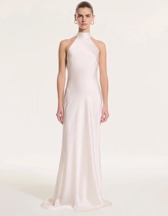 Omnes Womens Santorini Dress in Ivory - Tan - Size: 24