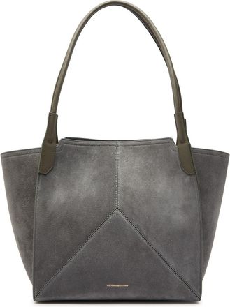 Victoria Beckham Victoria Small Panelled Suede Tote bag - Grey - One Size