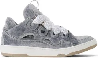 Lanvin Curb Sneakers In Jersey in Grey at Nordstrom, Size 45