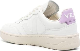 Veja Womens Leather Sneaker White Rubber