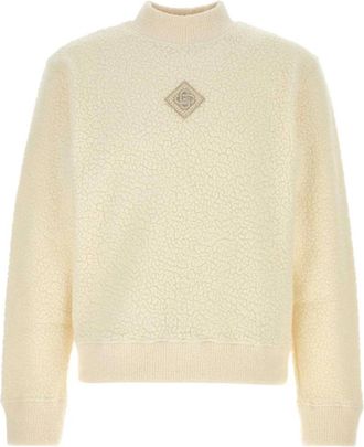 Casablanca Ivory Terry Fabric Sweatshirt - Heren - Sweatshirts - Wit - M - Hoodies & sweatvesten
