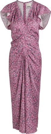 Isabel Marant Lindsay Floral-print Woven Midi Dress - Pink - 40 (UK12 / M)
