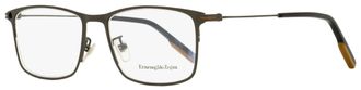 Ermenegildo Zegna EZ5154D Rectangular Metal Eyeglasses - Gray