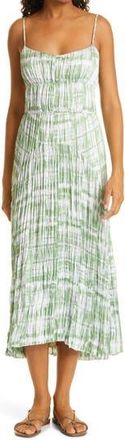 Vince Tie Dye Crushed Cami Dress in Pistachio at Nordstrom Rack, Size Medium