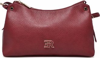 Ermanno Scervino Textured Red Polyurethane Unity Shoulder Bag