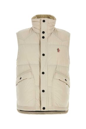 Moncler Light Beige Sleeveless Jacket