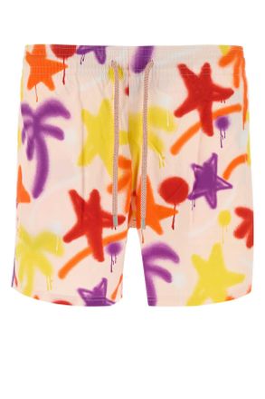 Palm Angels Printed Nylon Palm Angels X Vilebrequin Swimming Shorts
