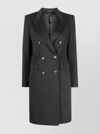 Tagliatore cashmere double-breasted coat