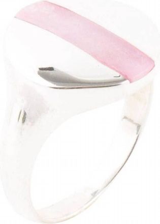Barse Womens Signet Ring In Pink Opal