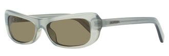 Jacquemus Unisex Capri Rectangular Sunglasses JAC55S 006 Metallic Gray 55mm