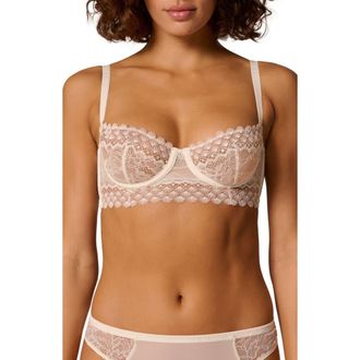 Simone P&eacute;r&egrave;le Radieuse Underwire Demi Bra in Ivory at Nordstrom, Size 36D