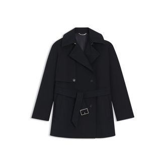 BOSS Belted trench coat in cotton