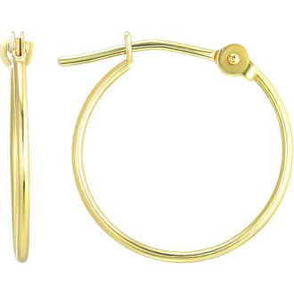 Candela Jewelry 14K Gold Tubular Hoop Earrings at Nordstrom Rack