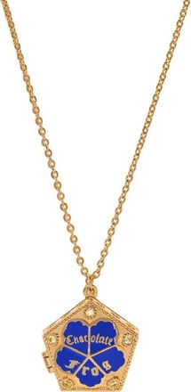 Girls Crew Harry Potter Chocolate Frog Locket Pendant Necklace in Gold at Nordstrom