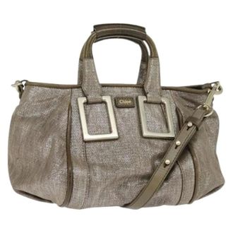 Chlo&eacute; Pre-owned Handbags, female, Beige, Size: ONE SIZE Pre-owned Hand Bag