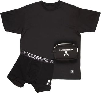 MASTERMIND WORLD skull t-shirt trunks set - Black