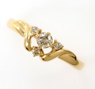 C&A Yellow Gold Yellow Gold (18K) Band Ring (Pre-Owned)