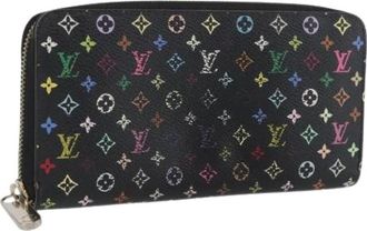 Louis Vuitton Pre-owned Wallets, female, Multicolor, Size: ONE SIZE Pre-owned Long Wallet