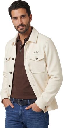 Aeronautica polyester Aeronautica Militare overshirt creme normale fit