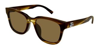 Gucci GG2126SK Asian Fit 003 Womens Sunglasses Size 55 - Free RX Lenses - Free RX Lenses
