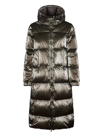 K-Way hooded padded jacket - Brown