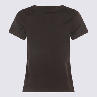 Pinko Womens T-Shirts And Polos Black _100 % Co