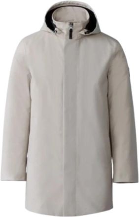 Mackage Roland Parka - Heren - Parka Jassen - Beige - M - Leer - Jassen