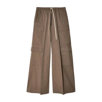 Rick Owens Heren, Broeken, Bruin, Maat: M Katoen