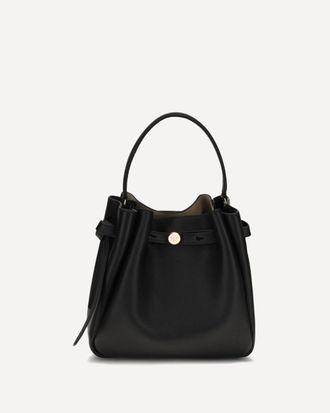 Tory Burch Romy Hammered leather Bucket Bag Female UNI
