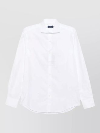 Paul & Shark cotton shirt straight cut buttoned cuffs