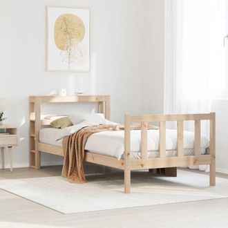 vidaXL Estructura De Cama Sin Colch&oacute;n Madera Maciza De Pino 90x190 Cm Vidaxl