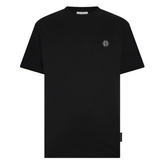 Philipp Plein Heren, Tops, Zwart, Maat: XL Katoen