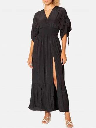 Lavender Brown Davina Dress In Black
