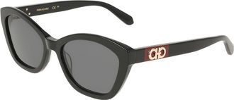 Ferragamo SF2119S 001 Womens Sunglasses Black Size 55