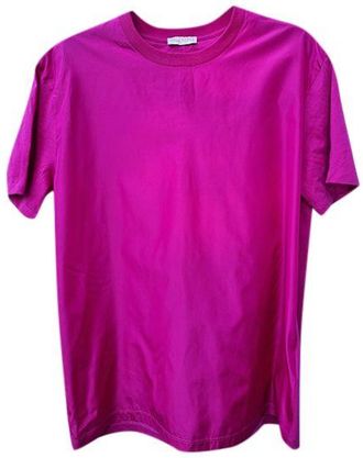 Valentino Garavani Hot pink cotton jersey T-shirt Size XL