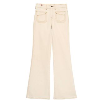 Ines De La Fressange Womens Rick Jeans In Off White