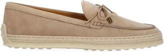 Tod's Gomma Rafia 92K Loafers - Dames - Loafers - Roze - 40 EU - Leer - Schoenen