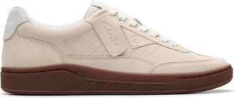Clarks Craft Rally Ace - Heren - Sneakers - Wit - 42 EU - Leer - Schoenen