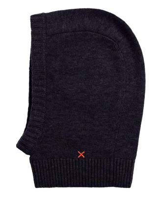 Chinti and Parker ribbed-trim balaclava - women - Wool/Cashmere - One Size - Blue