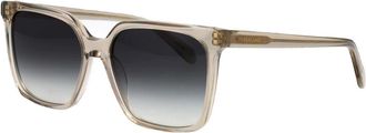 Ferragamo Sf 2102S Zonnebril - Dames - Zonnebrillen - Beige - 57 MM - Accessoires