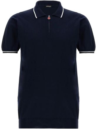 Tシャツ・カットソー Kiton FW25 'Ciro' polo shirt (UMK0864K 5008) Kiton Ciro Polo Shirt - Light Blue - Men | UMK0864K327001