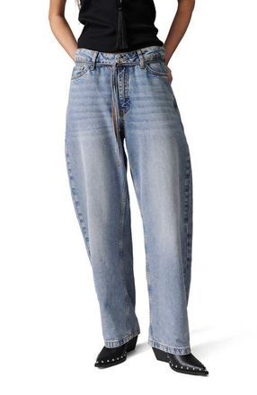 Day Birger Et Mikkelsen Blaire Barrel Leg Jeans in Light Blue at Nordstrom, Size 12
