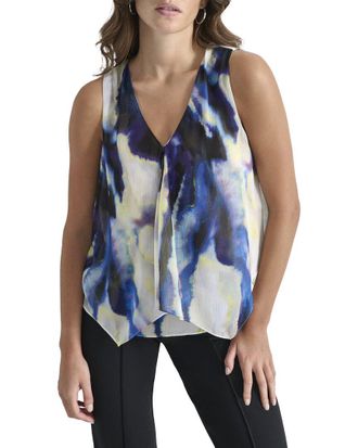 DKNY Dkny V-Neck Sleeveless Top